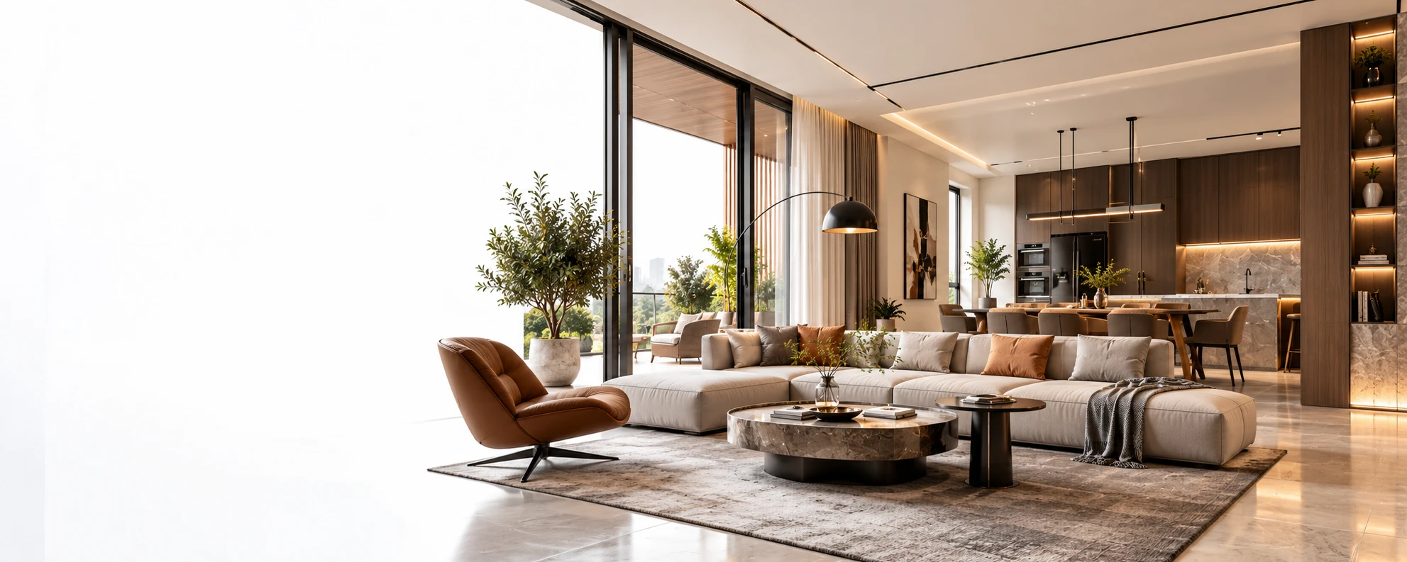 Interior architectural visualization