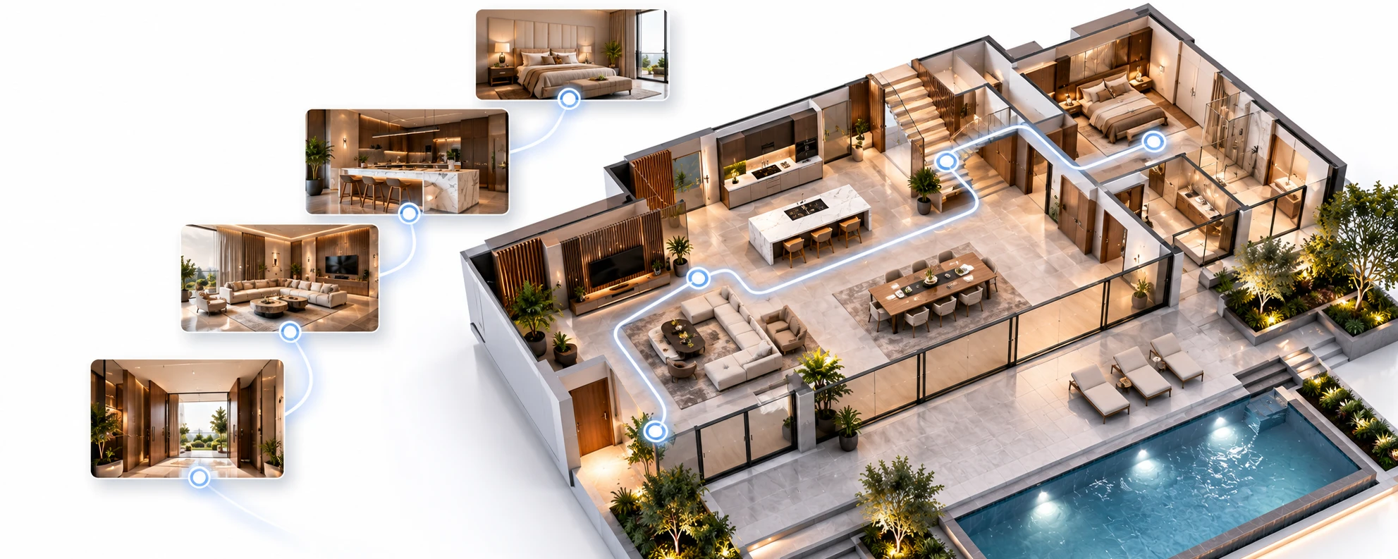 Architectural walkthrough animation